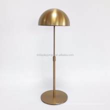 DL1197 Stainless Steel rotating Hat Stand Metal Hat Display Stand Rack